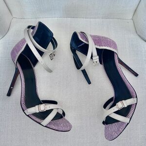 Burberry Astor White Norrice Sandals Shoes Size 37 7